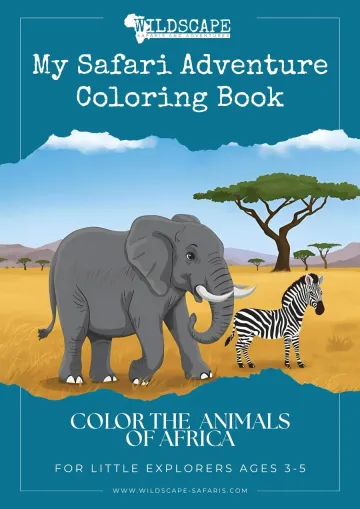 Cover of the colouring book for children aged three to five
